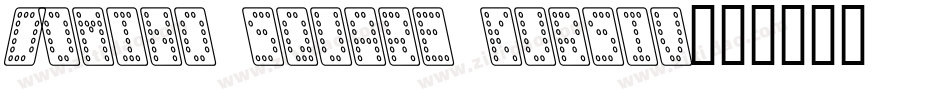 Domino square kursiv字体转换